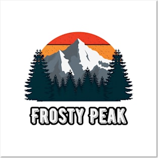 Frosty Peak Posters and Art